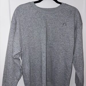 ALO Yoga Heather Gray Sweatshirt